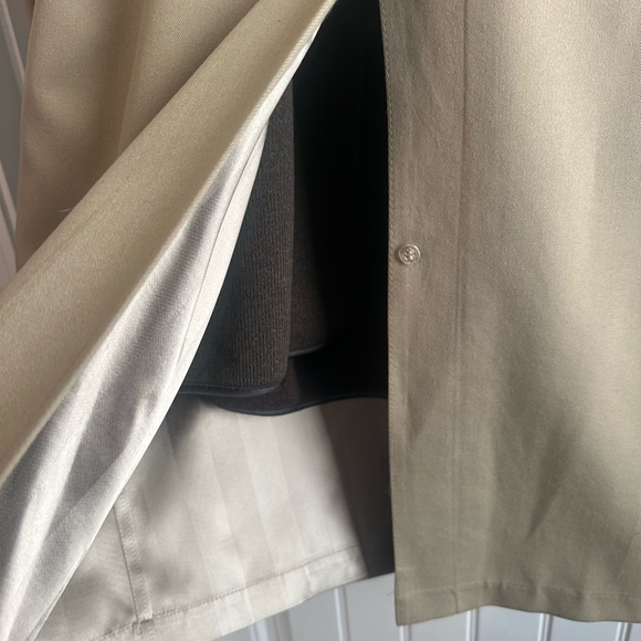 Vintage London Fog Maincoats Trench Coat Men’s 46L Tan Insulated Liner Overcoat - Picture 4 of 12